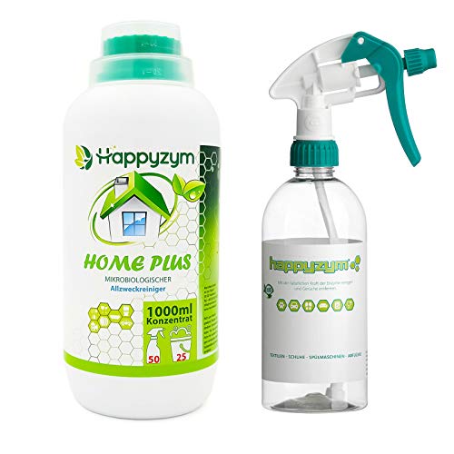 Happyzym Home Plus Biologischer Enzymreiniger Bio-Allzweckreiniger 1 Liter Konzentrat |...