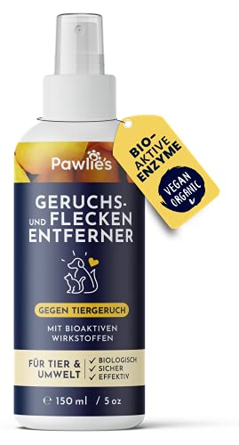 Pawlie's Tier Geruchsneutralisierer | Effektiver Katzenurin Geruchsentferner, Geruchsentferner Hund,...