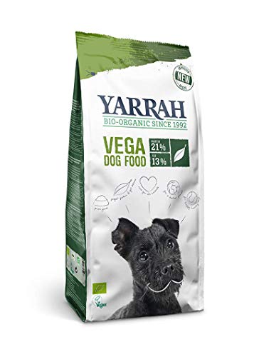 Yarrah Vega Vegetarisches Bio-Trockenfutter für Hunde – für ausgewachsene Hunde Aller Rassen |...