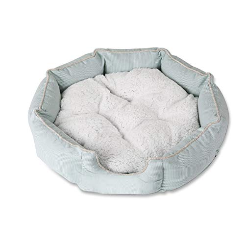 PETCUTE hundekorb Hundebett Katzenbett Luxus gesteppt weiches Fell Fleece Hund Bett waschbar...