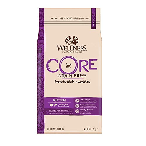 Wellness CORE Kitten, Katzenfutter trocken für Kätzchen, getreidefrei, hoher Fleischanteil, Pute &...