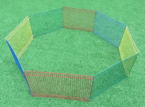 PETGARD Freigehege Kleintiergehege Roberto für Hamster 8 Elemente 34 x 23 cm Bunt
