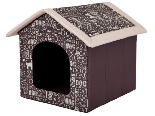 Hobbydog Hundehöhle Wörter Katzenhöhle Hundehütte Hundebett Katzenbett S-XL (XL 60x55cm)